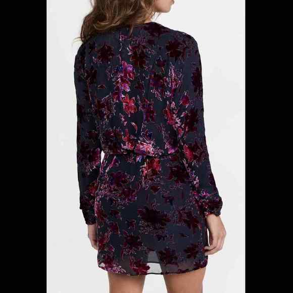 Rag and Bone Eloise Velvet Floral Mini NWT Size 6 - Picture 2 of 9